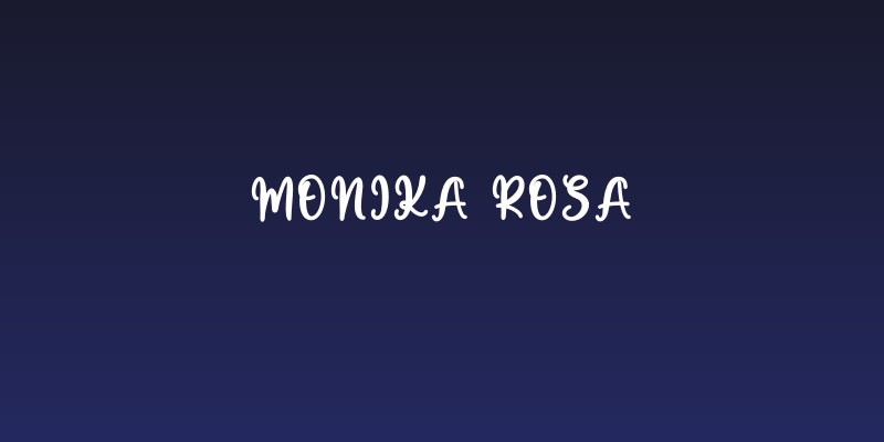 Monika Rosa Social Header