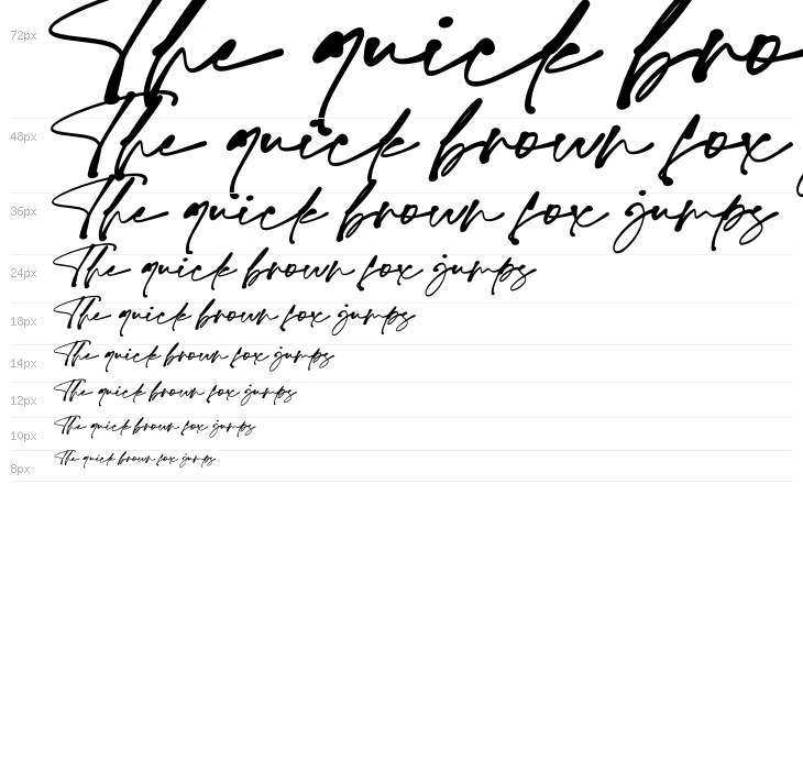 Monita Signature PERSONAL USE Bold Waterfall