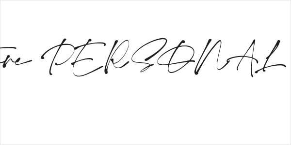 Monita Signature PERSONAL USE Regular Logo