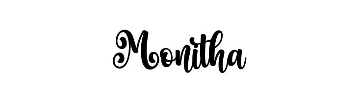 Monitha  नि: शुल्क फ़ॉन्ट्स डाउनलोड