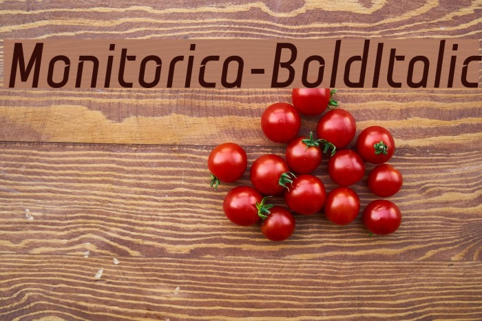 Monitorica-BoldItalic Example 1