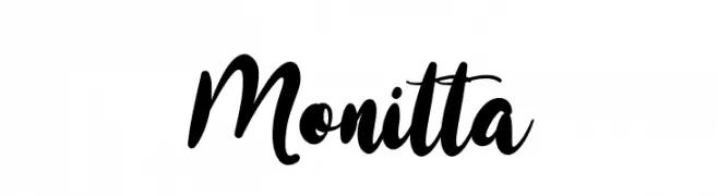 Monitta  Fuentes Gratis Descargar