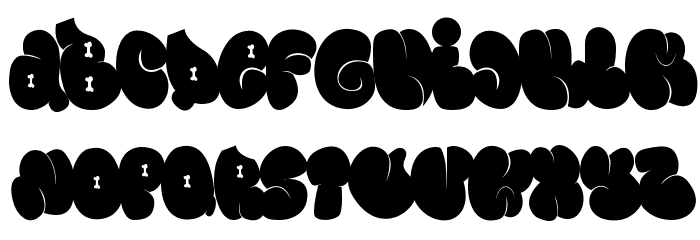 Monk Bones フォント 小文字