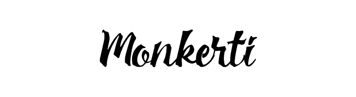 Monkerti  Frei Schriftart Herunterladen