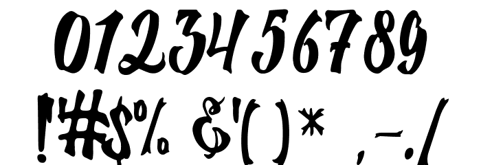 Monkerti Font OTHER CHARS