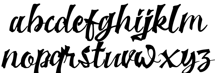 Monkerti Font LOWERCASE