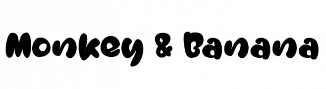 Monkey & Banana  Скачать бесплатные шрифты