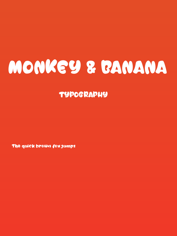 Monkey & Banana Poster