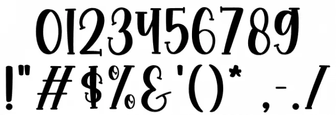 Monkey Boots Font OTHER CHARS