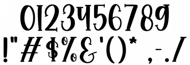 Monkey Boots Font OTHER CHARS