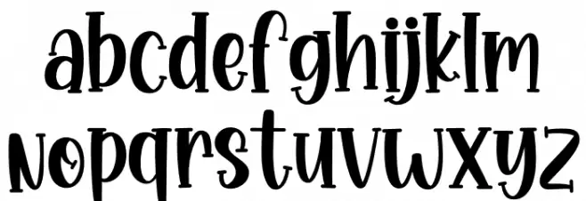 Monkey Boots Font LOWERCASE
