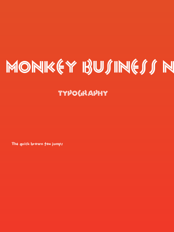 Monkey Business NF Poster