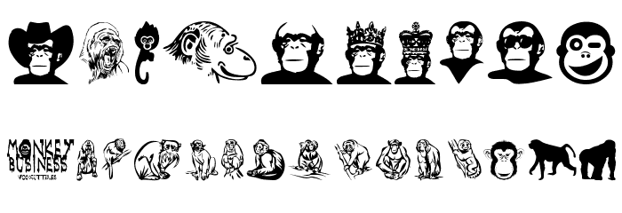 Monkey Business Font OTHER CHARS