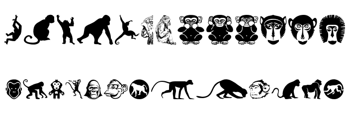 Monkey Business Font LOWERCASE