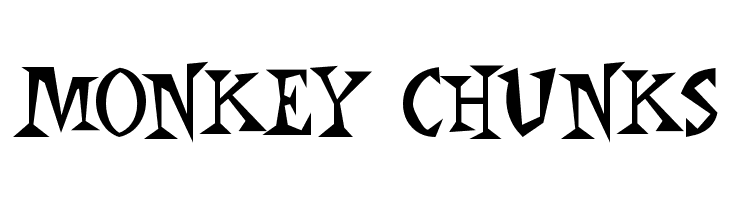 Monkey Chunks  font caratteri gratis
