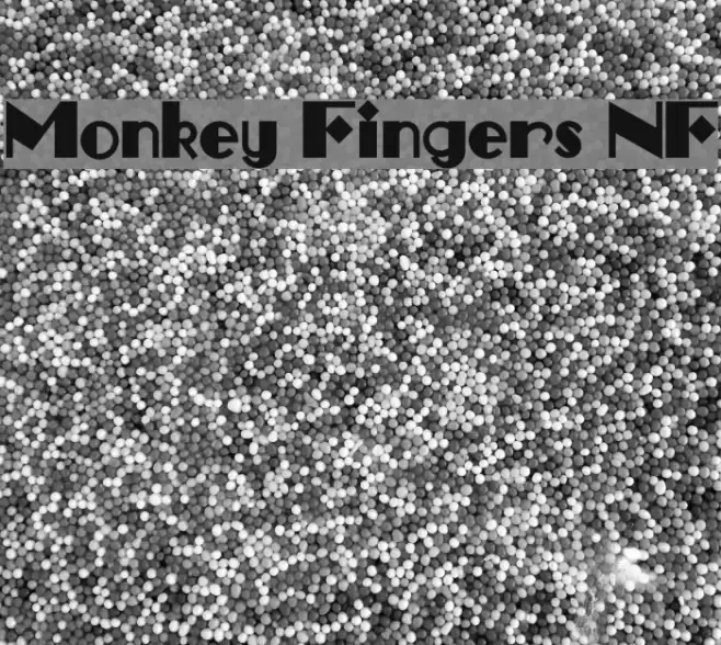 Monkey Fingers NF Font examples