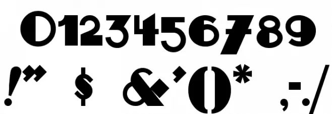 Monkey-Fingers Font OTHER CHARS