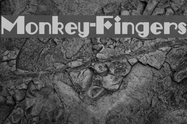 Monkey-Fingers Font examples