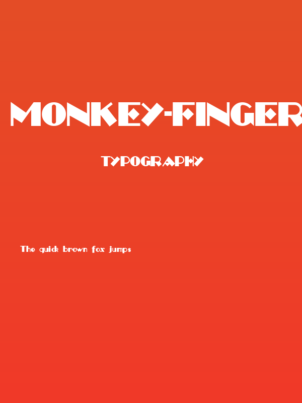 Monkey-Fingers Poster