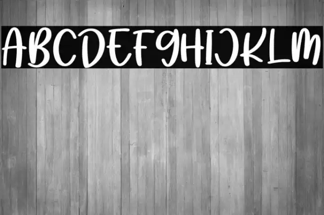 Monkey Funky Font examples