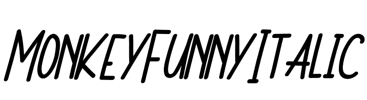 Monkey Funny Italic  baixar fontes gratis