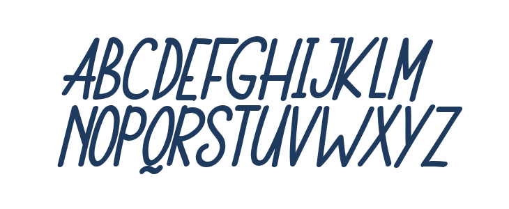 Monkey Funny Italic Lowercase