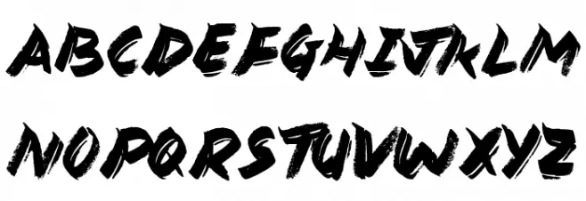 Monkey Kingdom Caratteri MAIUSCOLE