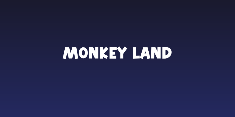 Monkey Land Social Header
