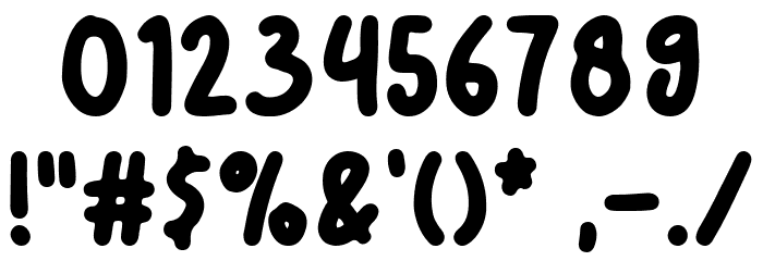 Monkey Pie Font OTHER CHARS