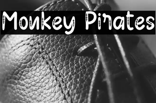 Monkey Pirates Font examples