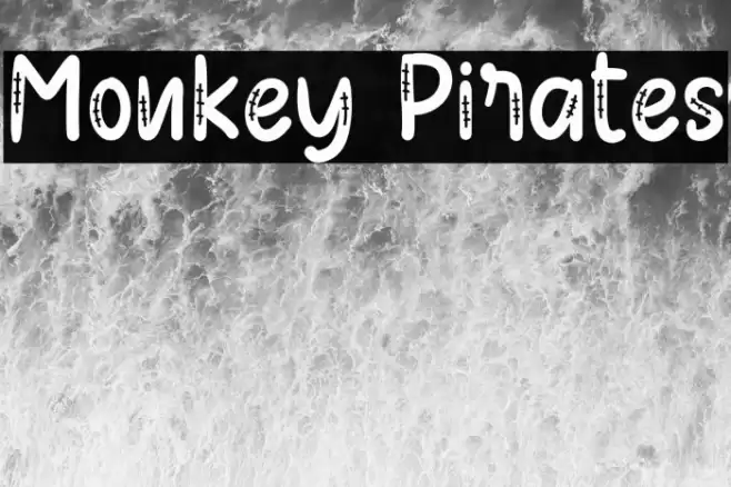 Monkey Pirates Font examples