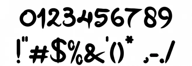 Monkey Puzzles Font OTHER CHARS