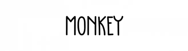 Monkey  Скачать бесплатные шрифты