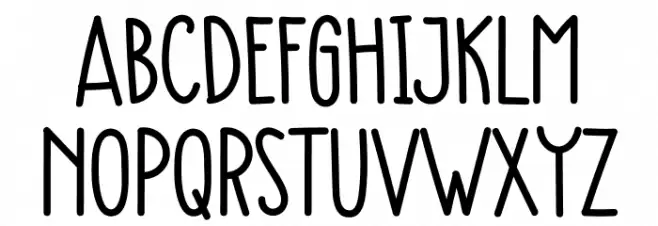 Monkey Schriftart Groß
