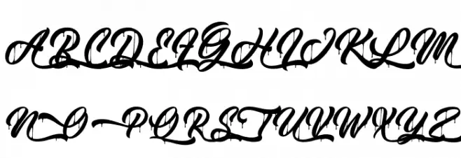 MonkeyAct-PersonalUse Font Litere mari