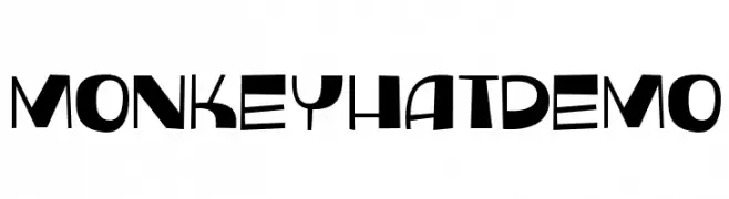 MonkeyHatDEMO  Скачать бесплатные шрифты