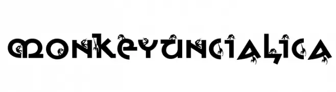 MonkeyUncialica  Free Fonts Download