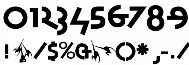 MonkeyUncialica Font OTHER CHARS