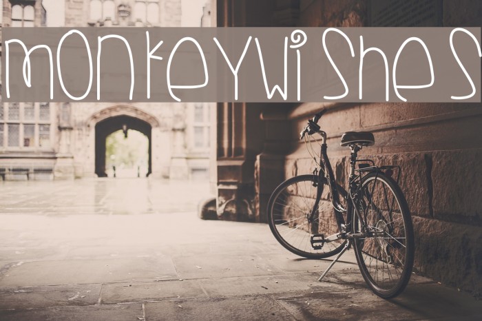MonkeyWishes Font examples