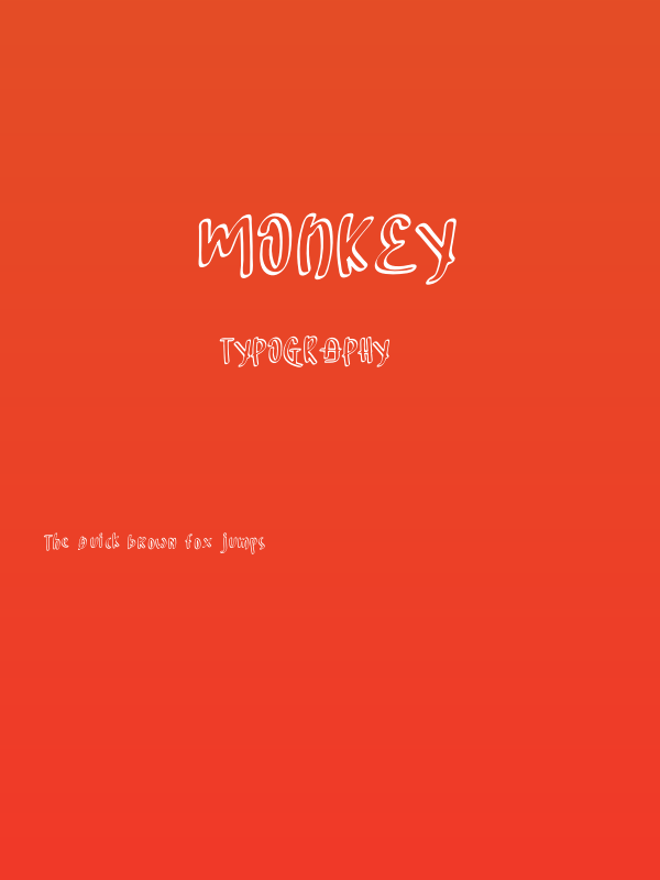 Monkey Poster