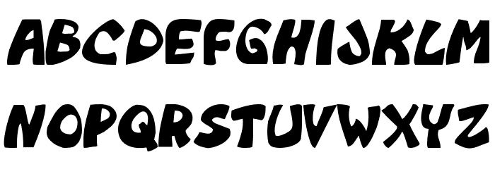 Monkeyboy Font LOWERCASE