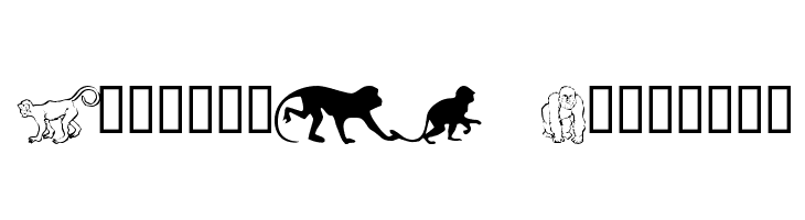 MonkeysDC Primates Font