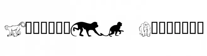 MonkeysDC Primates  les polices de caractères gratuit tlcharger