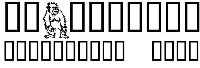 MonkeysDC Primates Font OTHER CHARS