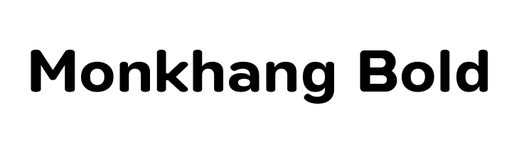Monkhang Bold  免费字体下载