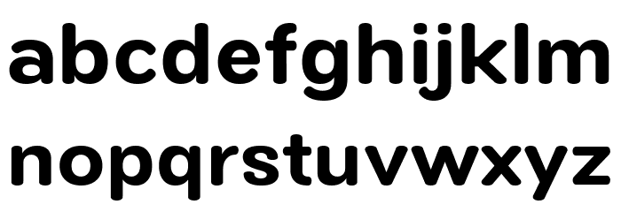 Monkhang Bold Font LOWERCASE