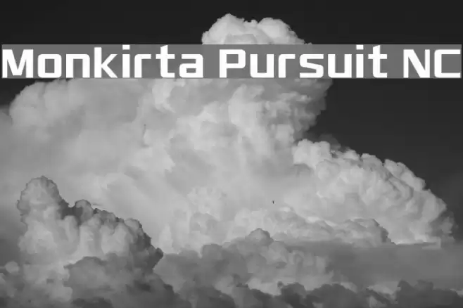 Monkirta Pursuit NC Font examples