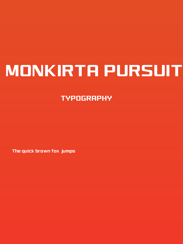 Monkirta Pursuit NC Poster