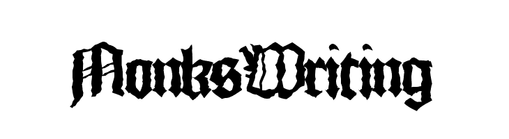 MonksWriting Fonte
