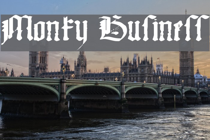 Monky Business Font examples